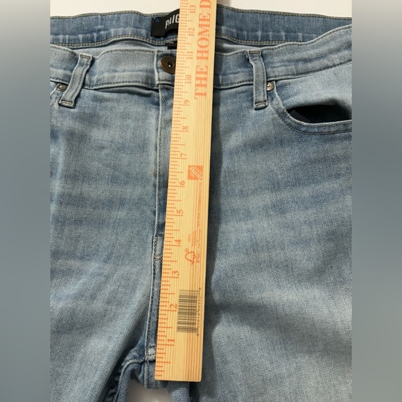 Men’s PAIGE Lennox Light Wash Denim Jeans Slim Leg, Minimal Distressing, Size 36 - Picture 14 of 16